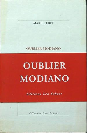 Image du vendeur pour Oublier Modiano mis en vente par Librodifaccia