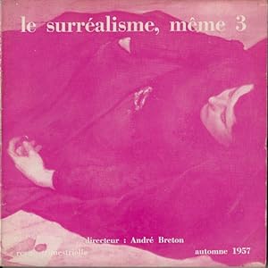 Imagen del vendedor de Revue : Le Surralisme, mme 3. ( Automne 1957 ). a la venta por Librairie Victor Sevilla