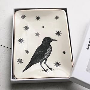 Bird with Stars 2005/2018 (a porcelain tray by Kiki Smith)