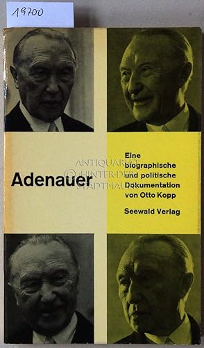 Imagen del vendedor de Adenauer. Eine biographische und politische Dokumentation. a la venta por Antiquariat hinter der Stadtmauer