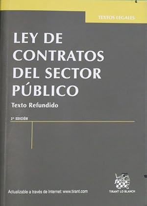 Imagen del vendedor de Ley de contratos del sector pblico : texto refundido a la venta por Librera Alonso Quijano