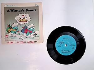 Image du vendeur pour 1983 A Winter's Smurf Book and 33 1/3 Record Starland PTV S-2003 mis en vente par Kota Books