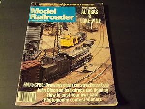 Model Railroader Jan 1983 Drawing Plus Constuction Article