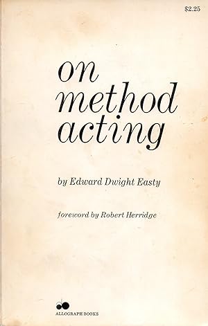 Immagine del venditore per On Method Acting venduto da Book Booth