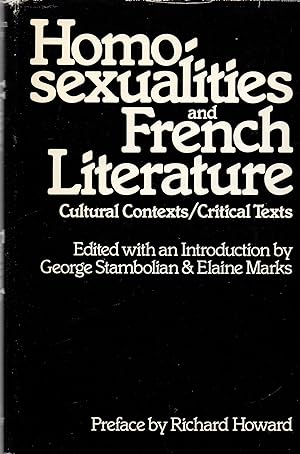 Seller image for Homosexualities and French Literature: Cultural Contexts / Critical Textx for sale by Book Booth