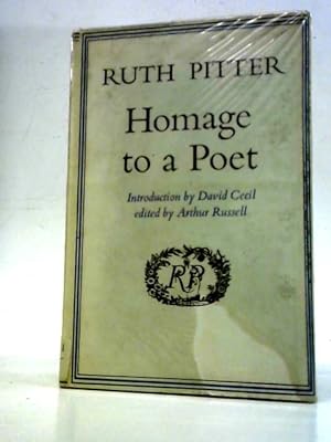 Immagine del venditore per Ruth Pitter: Homage to a Poet venduto da World of Rare Books
