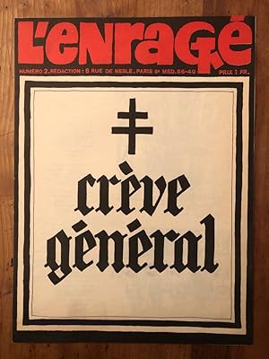 Seller image for L'Enrag numro 2, Mai 1968, Crve Gnral for sale by Librairie des Possibles