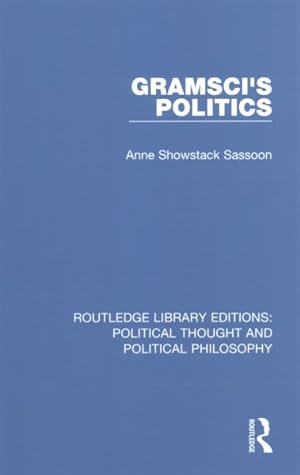 Bild des Verkufers fr Gramsci's Politics zum Verkauf von GreatBookPrices