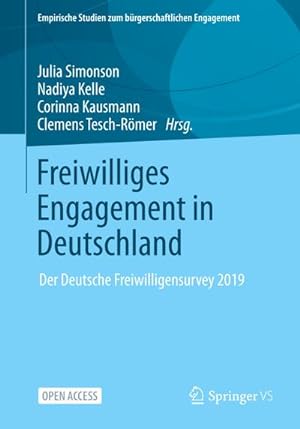 Seller image for Freiwilliges Engagement in Deutschland : Der Deutsche Freiwilligensurvey 2019 for sale by AHA-BUCH GmbH