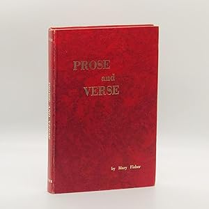 Bild des Verkufers fr Prose and Verse zum Verkauf von Black's Fine Books & Manuscripts