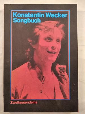 Konstantin Wecker Songbuch.