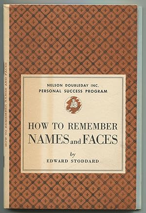 Imagen del vendedor de How to Remember Names and Faces: Personal Success Program a la venta por Between the Covers-Rare Books, Inc. ABAA
