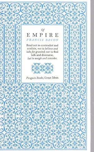 Imagen del vendedor de Of Empire (Penguin Great Ideas). a la venta por Fundus-Online GbR Borkert Schwarz Zerfa