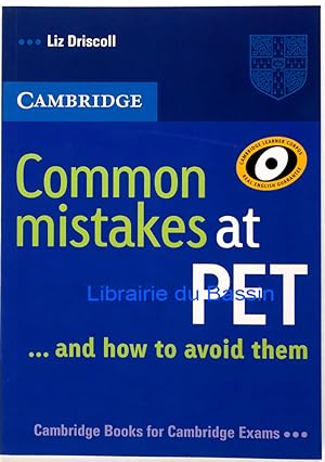 Imagen del vendedor de Common mistakes at PET and how to avoid them a la venta por Librairie du Bassin
