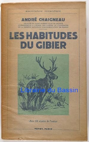 Seller image for Les habitudes du gibier for sale by Librairie du Bassin