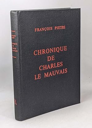 Seller image for Chronique de Charles le mauvais for sale by crealivres