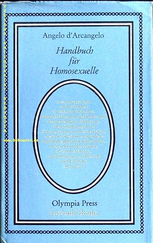 Imagen del vendedor de Handbuch fr Homosexuelle. D.v. Hardo Wichmann. a la venta por Antiquariat Bebuquin (Alexander Zimmeck)