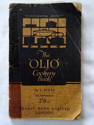 Bild des Verkufers fr The Olio Cookery Book. 17th Impression. 1934 zum Verkauf von Tony Hutchinson