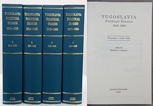 YUGOSLAVIA Political Diaries 1918-1965.