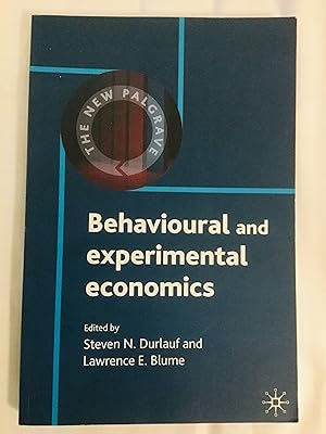 Seller image for Behavioural and Experimental Economics (The New Palgrave Economics Collection) for sale by Cherubz Books