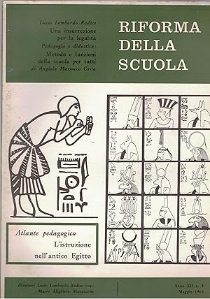 Imagen del vendedor de Riforma della scuola, rivista mensile. Disponiamo dei n 5, 6-7, 11 del 1966; 1 del 1967; 3 del 1968. a la venta por Libreria Gull