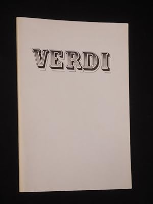 Verdi. Bollettino dell'Istituto di Studi Verdiani, Vol. III, No. 7-8-9, 1966 - 1982. Index Rigoletto