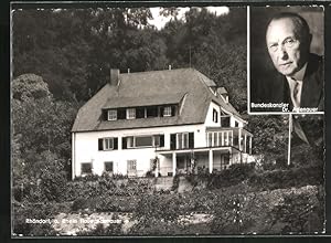 Bild des Verkufers fr Ansichtskarte Rhndorf a. Rhein, Haus Adenauer, Bundeskanzler Konrad Adenauer zum Verkauf von Bartko-Reher