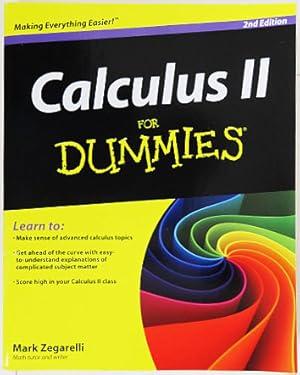 Bild des Verkufers fr Calculus II for Dummies. zum Verkauf von Entelechy Books