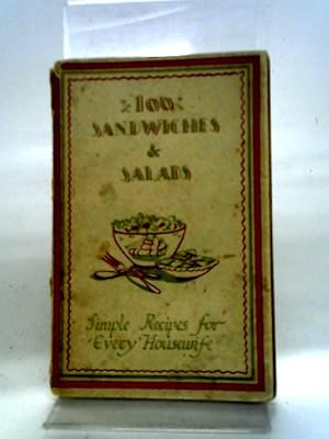 Imagen del vendedor de One Hundred Salads and Sandwiches a la venta por World of Rare Books