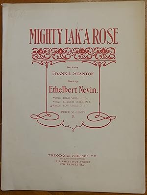 Imagen del vendedor de Mighty Lak' A Rose (sheet music) a la venta por Faith In Print