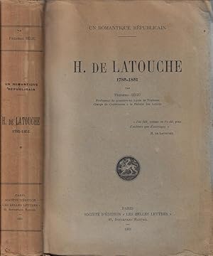 Seller image for H. De Latouche 1785-1851 for sale by Biblioteca di Babele