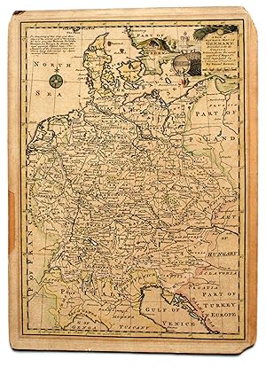 Bild des Verkufers fr A new and accurate map of Germany, divided into its circles. [Aus: A Complete System of Geography, 1747] zum Verkauf von Versandantiquariat Hsl