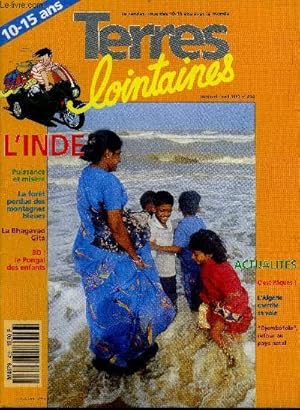 Imagen del vendedor de Terres lointaines - avril 1992 N439- L'inde, puissance et misere, la fort perdue des montagnes bleues nilgiri, la bhagavad gita, BD le pongal des enfants, fiere de la culture, dieu au mille visage- l'algerie cherche sa voie- djembefola retour au pays . a la venta por Le-Livre