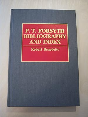 Seller image for P. T. Forsyth: bibliography and index for sale by RightWayUp Books