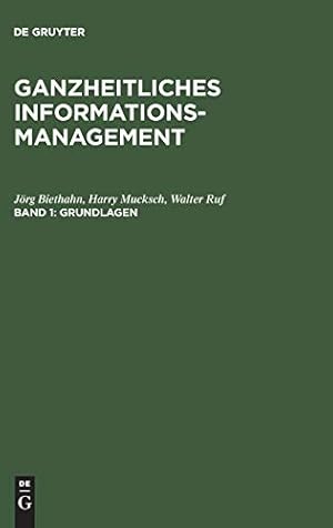 Seller image for Ganzheitliches Informationsmanagement, Bd.1, Grundlagen: Band I: Grundlagen for sale by Gabis Bcherlager