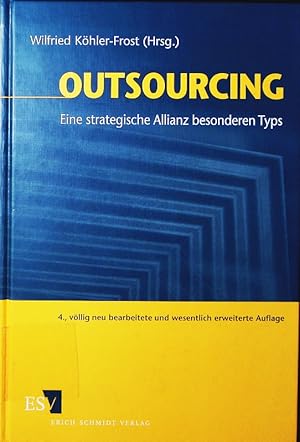 Immagine del venditore per Outsourcing. eine strategische Allianz besonderen Typs. venduto da Antiquariat Bookfarm