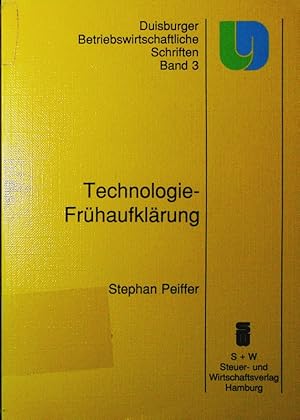 Bild des Verkufers fr Technologie-Frhaufklrung. Identifikation und Bewertung zuknftiger Technologien in der strategischen Unternehmensplanung. zum Verkauf von Antiquariat Bookfarm