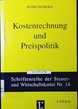 Seller image for Kostenrechnung und Preispolitik. eine Einfhrung. for sale by Antiquariat Bookfarm