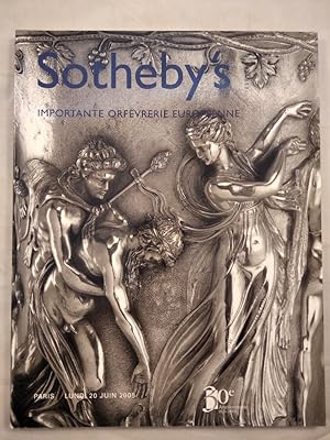 Sotheby s importante orfèvrerie européenne.