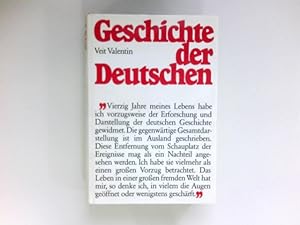 Geschichte der Deutschen : Mit e. "Abriss zur deutschen Geschichte von 1945 bis zur Gegenwart" / ...