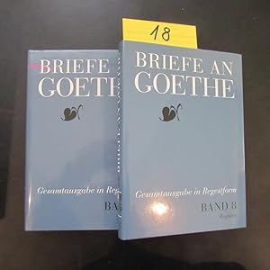 Imagen del vendedor de Briefe an Goethe, 1818-1819 - Band 8/I: Regesten & Band 8/II: Register (Gesamtausgabe in Regestform) a la venta por Bookstore-Online
