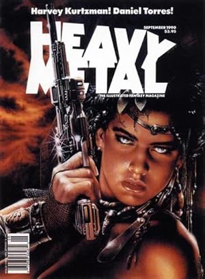 Seller image for HEAVY METAL September 1990 for sale by Fantastic Literature Limited
