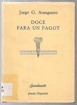 Imagen del vendedor de Doce para un fagot. a la venta por Llibreria Antiquria Delstres