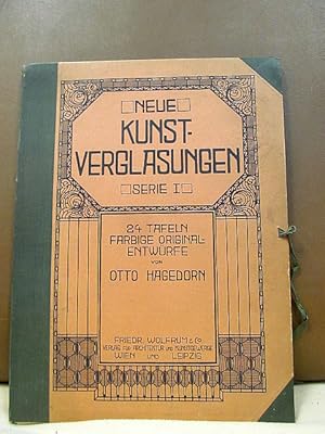 Neue Kunstverglasungen. Serie I. - 24 farbige Originalentwürfe von Otto Hagedorn ( so vollständig).