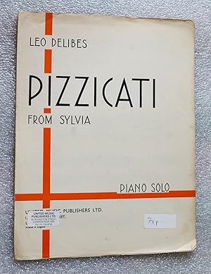 Imagen del vendedor de Pizzicati from Sylvia: Piano Solo a la venta por Cotswold Valley Books