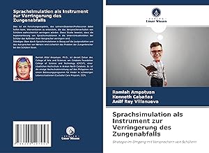 Image du vendeur pour Sprachsimulation als Instrument zur Verringerung des Zungenabfalls mis en vente par moluna