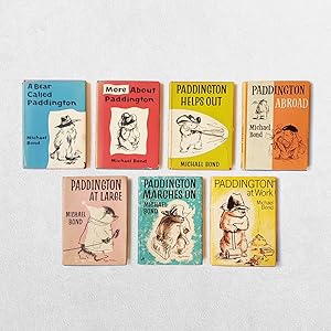 Seller image for A Bear Called Paddington: Full Set Of First Editions Of The Paddington Bear Books With A Signed Photograph And A Signed First Day Cover for sale by Hornseys