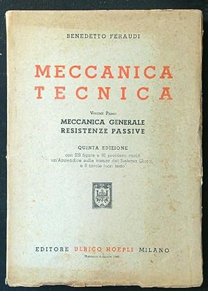 Seller image for Meccanica tecnica volume primo for sale by Librodifaccia