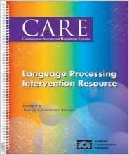 Seller image for CARE Language Processing Intervention Resource (Speech and Language Therapy Activity Book Series) for sale by Bulk Book Warehouse