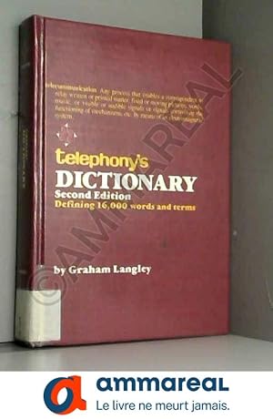 Bild des Verkufers fr Telephony's Dictionary zum Verkauf von Ammareal